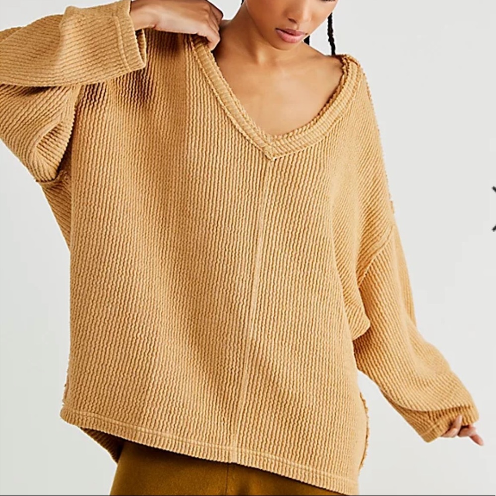 Free People Easy V Pullover